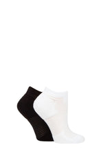 Load image into Gallery viewer, Ladies 2 Pair Elle Bamboo Cushioned Heel &amp; Toe No Show Sports Socks