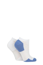 Load image into Gallery viewer, Ladies 2 Pair Elle Bamboo Cushioned Heel &amp; Toe No Show Sports Socks