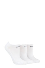 Load image into Gallery viewer, Ladies 3 Pair Elle Bamboo Cushioned No Shows