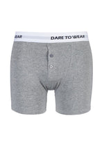 Load image into Gallery viewer, Mens 1 Pack SockShop Dare to Wear Bamboo Button Front Boxer Trunks
