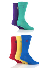 Load image into Gallery viewer, Mens 5 Pair Jeff Banks Chelmsford Plain Bamboo Socks