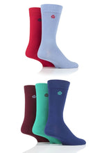 Load image into Gallery viewer, Mens 5 Pair Jeff Banks Chelmsford Plain Bamboo Socks