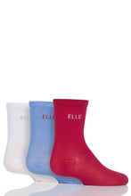 Load image into Gallery viewer, Girls 3 Pair Young Elle Plain Bamboo Socks